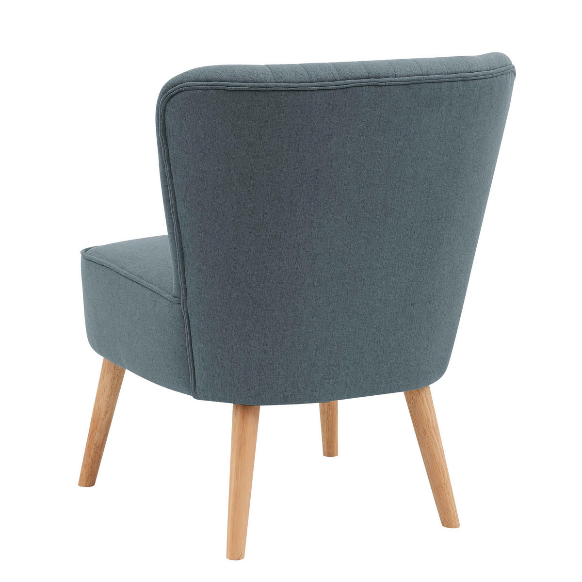 SESSEL 2-tlg., dunkles Blau - Blau, Textil (70/77/62cm) - Oviala