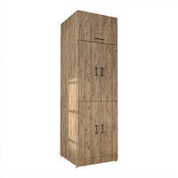 WASCHMASCHINENSCHRANK DORA-II 70cm Breit, 230cm Hoch - Eichefarben, Holzwerkstoff (70/230/74cm)