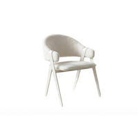 ESSZIMMERSTUHL ARELLA Cremeweiß Flachgewebe (1er-Set) - Creme, Glas/Kunststoff (63/83/63cm) - KAWOLA