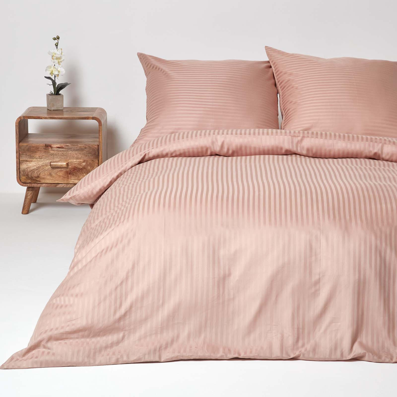 BETTWÄSCHE Damast Fadendichte 330 - Taupe, Textil (240/220cm) - Homescapes