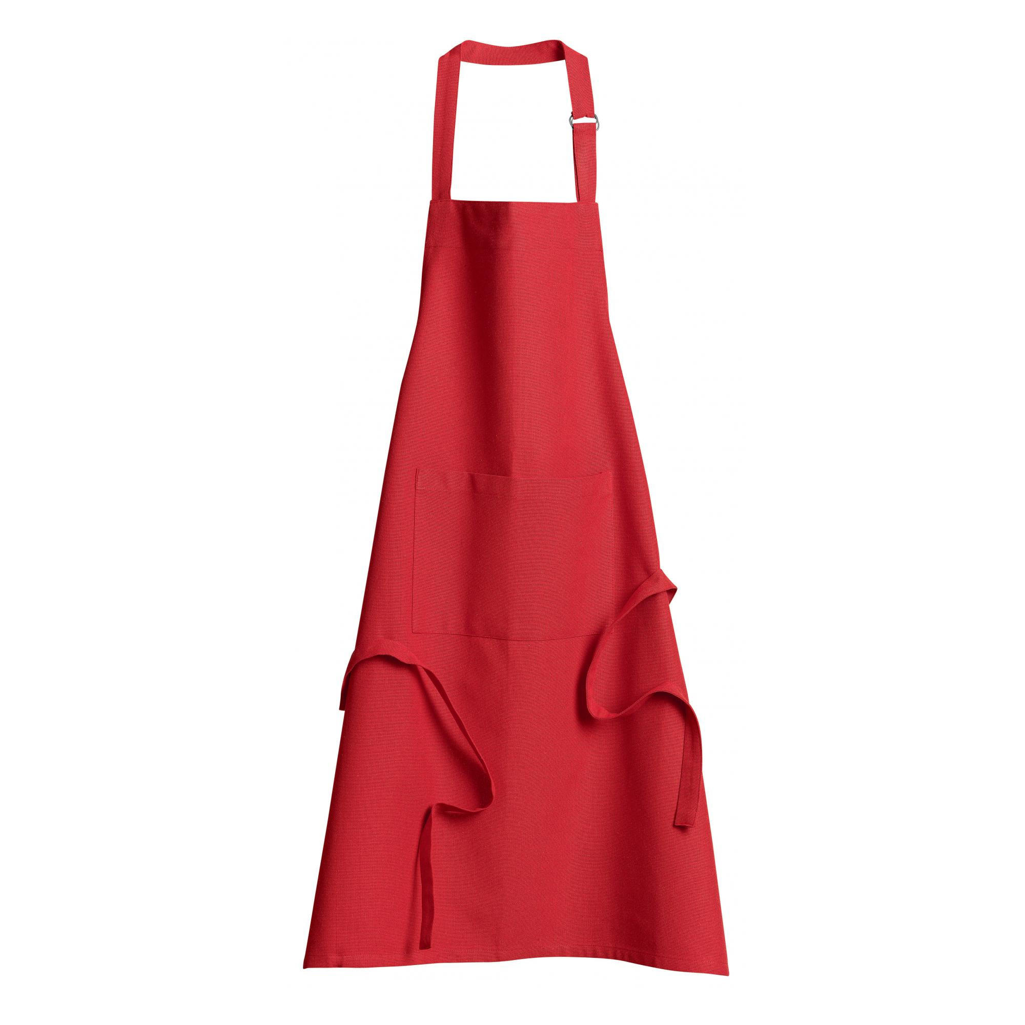 KÜCHENSCHÜRZE Dario rot 85 x 72 cm - Rot, Textil (85/72cm) - Winkler