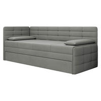 JUGENDBETT Sand - Schwarz/Grau, Holz/Kunststoff (162/189cm) - MIRJAN24