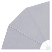 FALTBARER Balkonfächer Grau 140/140 Cm - Grau, Textil (140/140cm) - vidaXL