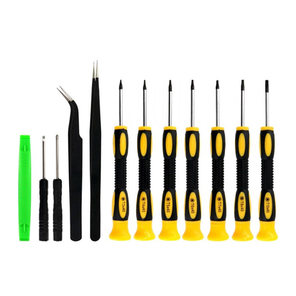 SCHRAUBENDREHER-SET-DIY,12-IN-1 Magnetschraubendreher-Set - Schwarz, Metall (2/2/14cm) - LIBRATON