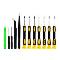 SCHRAUBENDREHER-SET-DIY,12-IN-1 Magnetschraubendreher-Set - Schwarz, Metall (2/2/14cm) - LIBRATON