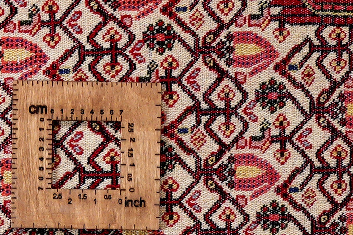 LÄUFER Orient handgeknüpft Assadabad Beige, Rot 189/81 cm Schurwolle - Beige/Rot, Textil (81/189cm) - Looma