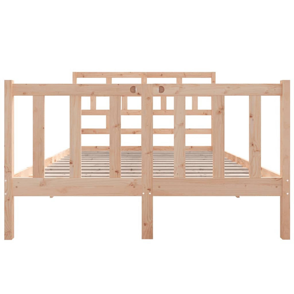 BETT Kilpatrick 145.5/195.5 cm - Braun, Holz (140/190cm) - Nettlife