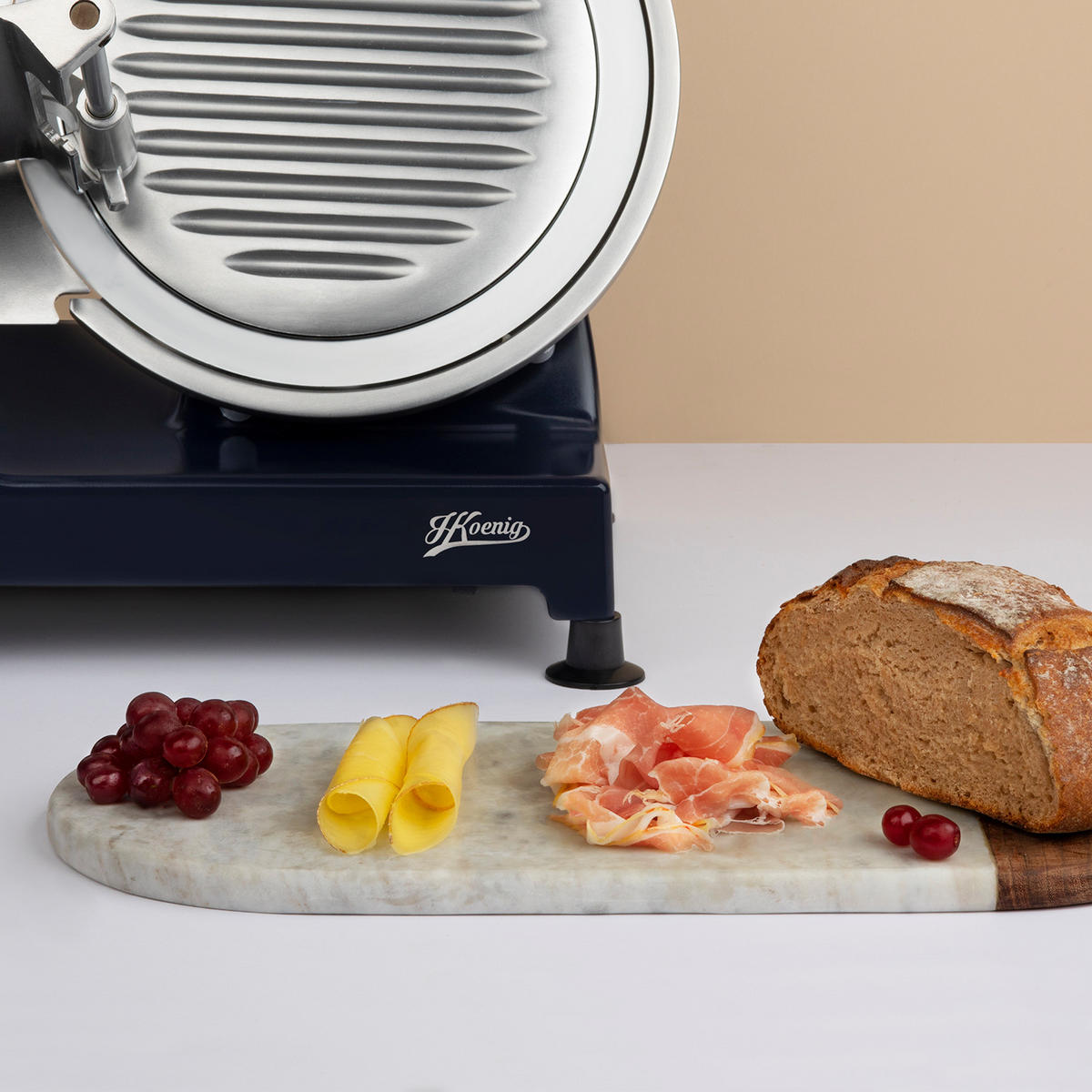 ALLESSCHNEIDER elektronisch MSX256, Blau - Dunkelblau, Metall (51/39/42cm) - HKoenig