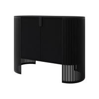 KOMMODE Fikoli - Schwarz, Holzwerkstoff/Metall (120/90/40cm) - MIRJAN24