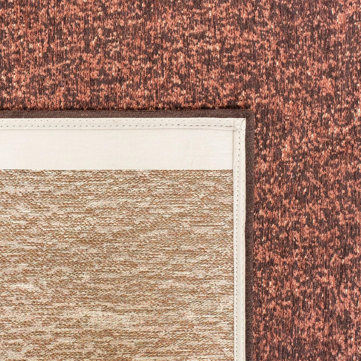 TEPPICH Rosewood Craft Marble 200/280 cm - Pink, Kunststoff/Textil (200/280cm) - Louis De Poortere