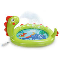 PLANSCHBECKEN Dinosaurier aufblasbar - Multicolor, Kunststoff (109/66/119cm)