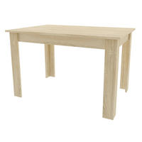 ESSTISCH Sonoma Eiche 120x80 cm NP Modernes Design - Creme, Holz (80/120/7cm)