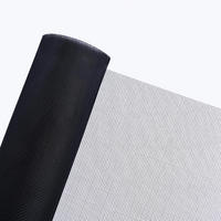 FLIEGENGITTER Fenster 150 x 3000 cm Edelstahl Zuschneidbar - Schwarz, Metall (15/164.5/15cm)