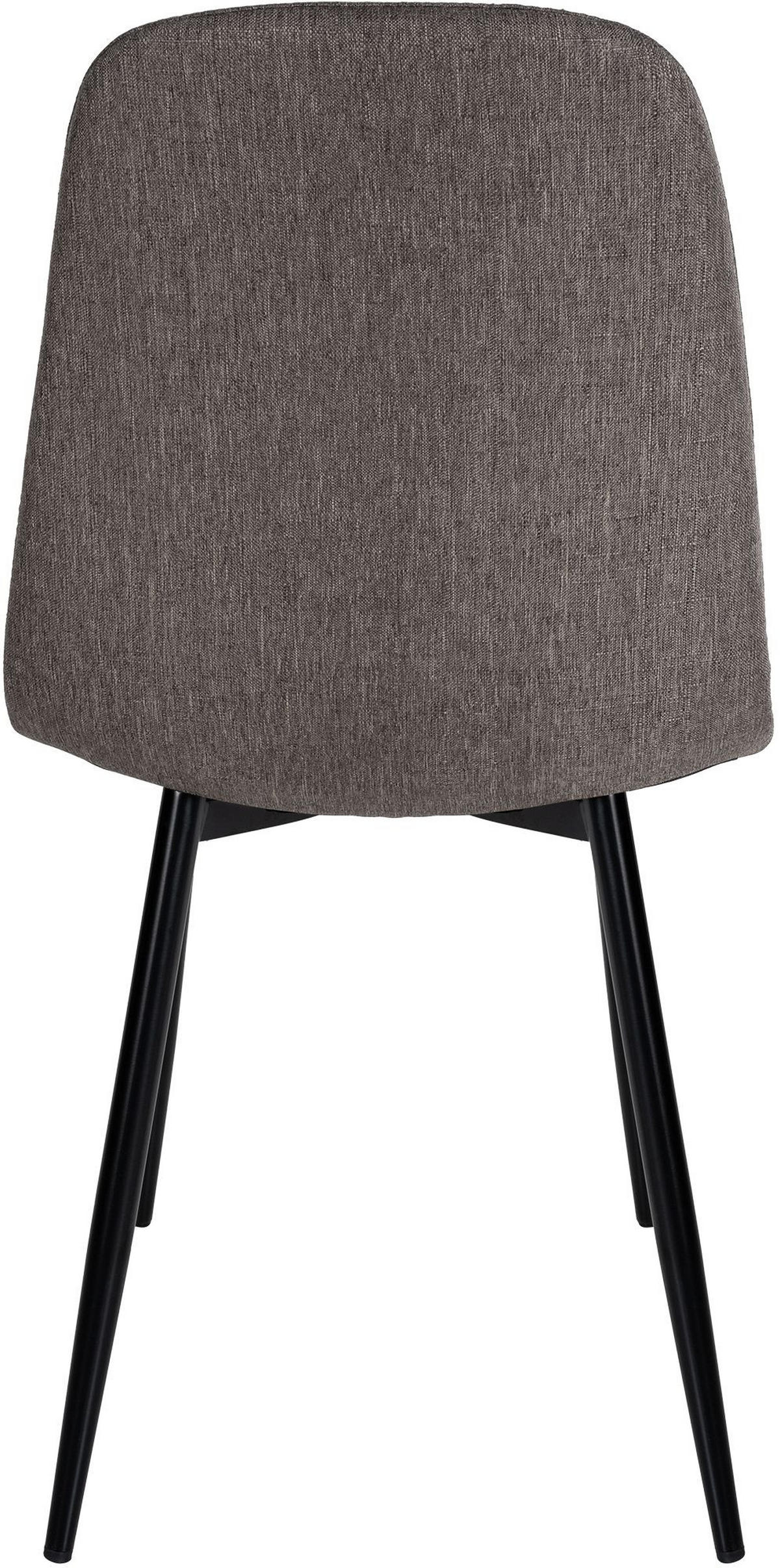 ESSZIMMERSTÜHLE 4er-Set MOVI Taupe Stoff Metall 88x44x51 cm - Taupe, Metall (44/88/51cm) - DELUKE