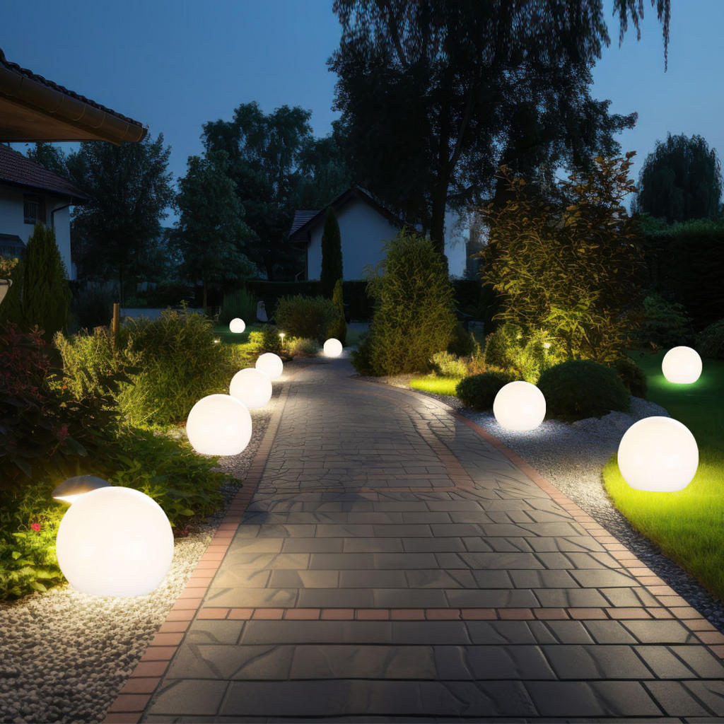 Thumbnail - Xxxl Led, Weiß, Kunststoff, Rund, 10x38x10 cm, Lampen & Leuchten, Außenbeleuchtung, Außenleuchten