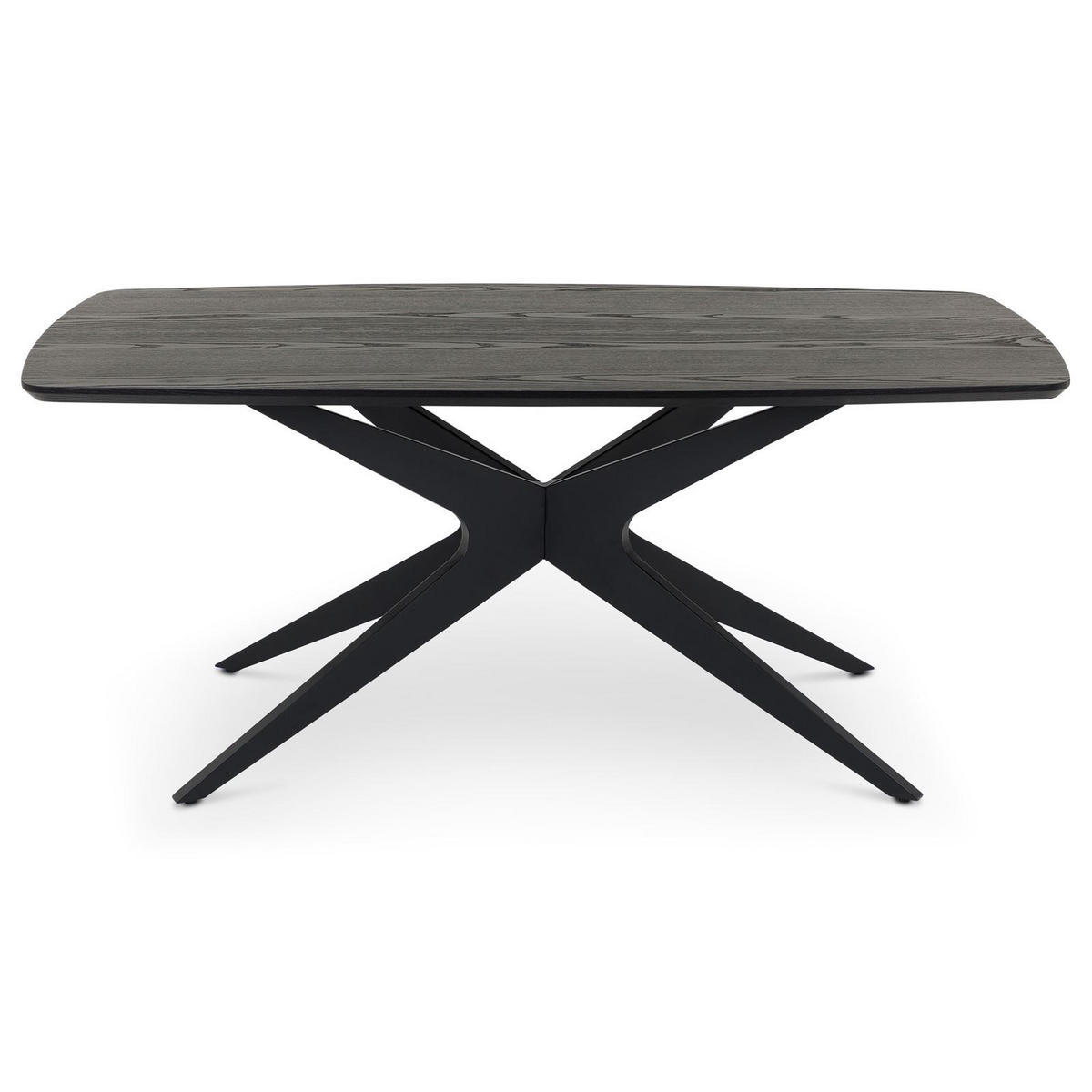 ESSTISCH TAVO schwarz - Schwarz, Holzwerkstoff (90/180/76cm) - IDIMEX