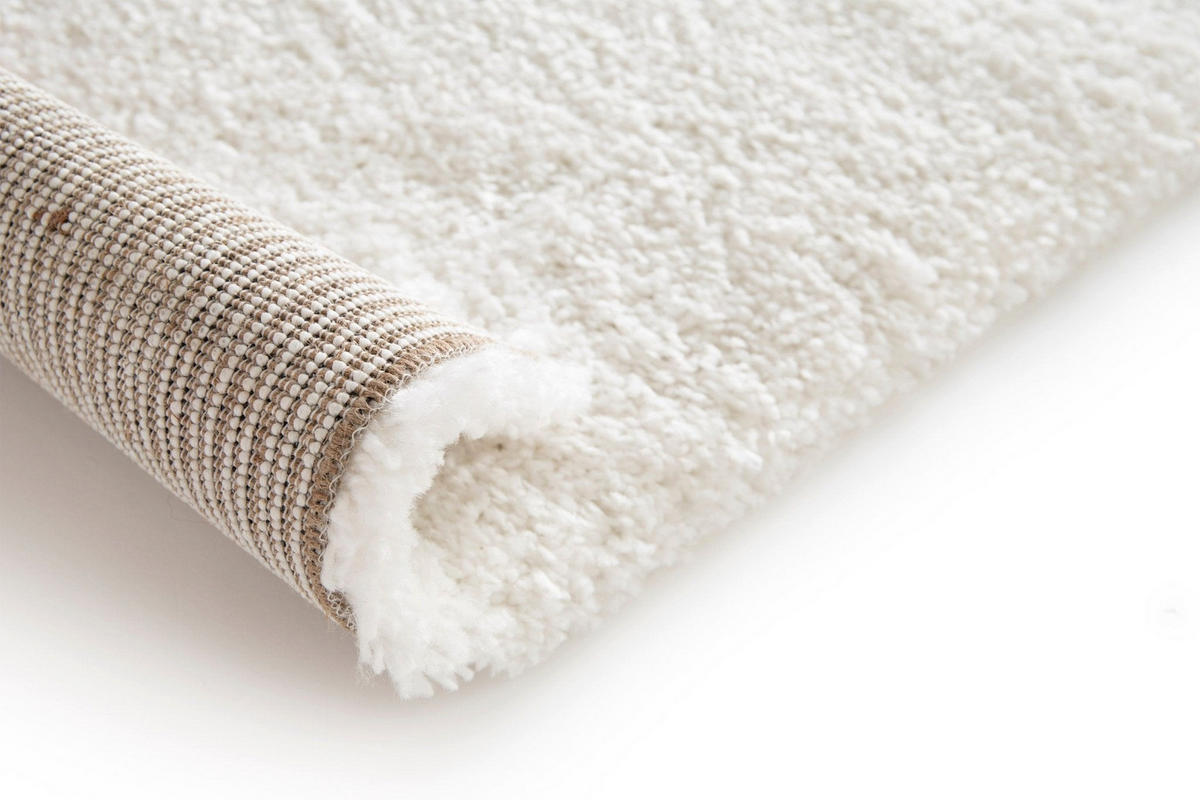 TEPPICH im ethnischen Stil weich und voluminös weiß - Weiß, Textil (80/150cm) - AFK Living