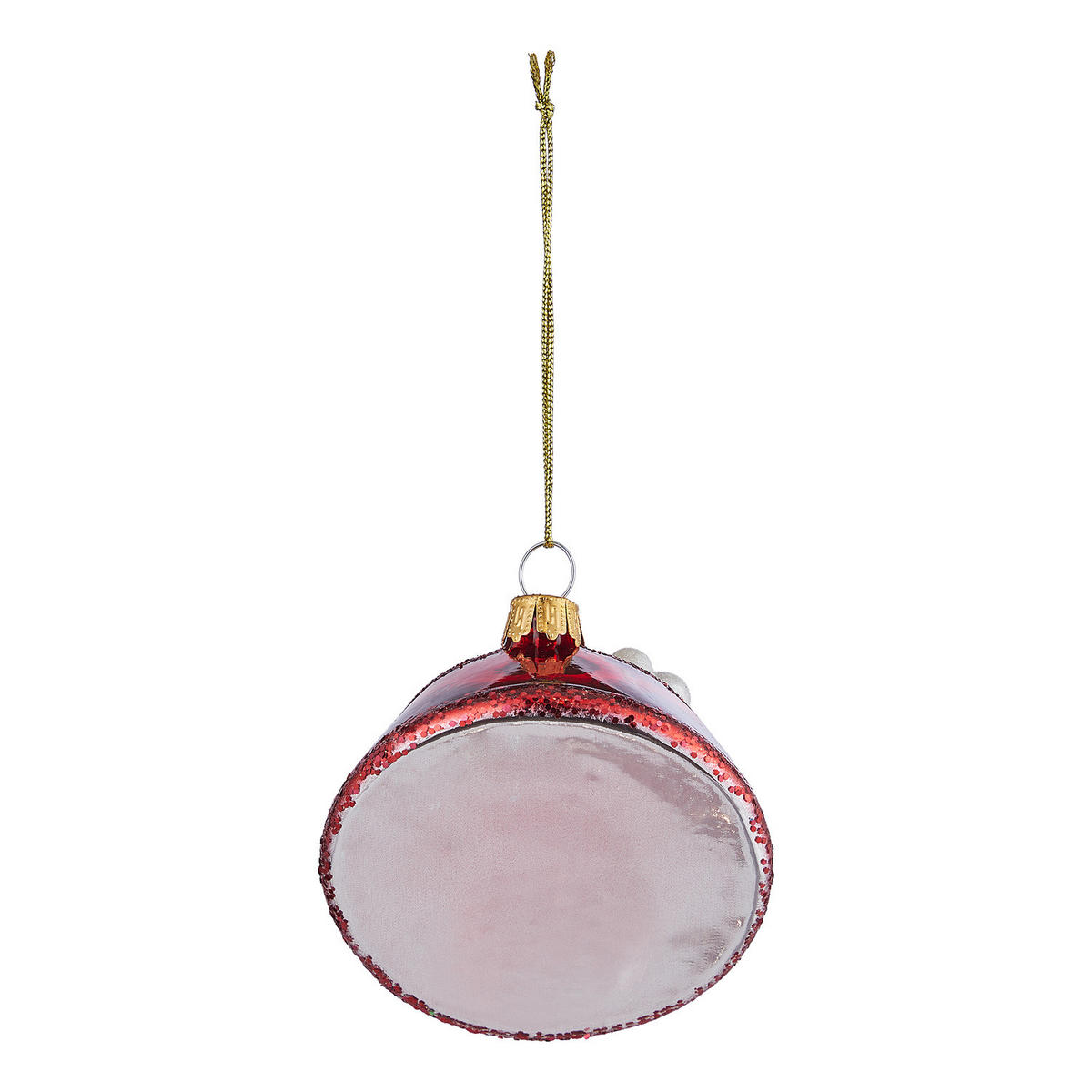 BAUMANHÄNGER Hang On HUNDENAPF - Rot, Glas (6/10/9cm) - Butlers