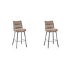 BARHOCKER Lennon Taupe 55/46/107 cm 2er-Set - Taupe, Textil (46/107/55cm) - LABEL51