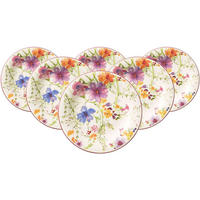 FRÜHSTÜCKSTELLER Mariefleur Basic bunt ø 21,5 cm 6er Set - Multicolor, Keramik (21.5cm) - Villeroy & Boch