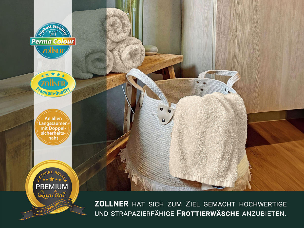 HANDTÜCHER, 6er-Set, 50x100 cm, 100% Baumwolle, Braun - Hellbraun, Textil (50/100cm) - Zollner