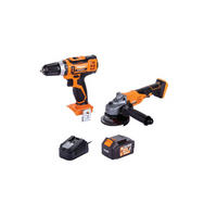 AKKUSCHRAUBER BAUSCHRAUBER WINKELSCHLEIFER FLEX FUSE-SET VLN 3220 + VLN 4320 - Orange, Kunststoff (150/20/120cm)