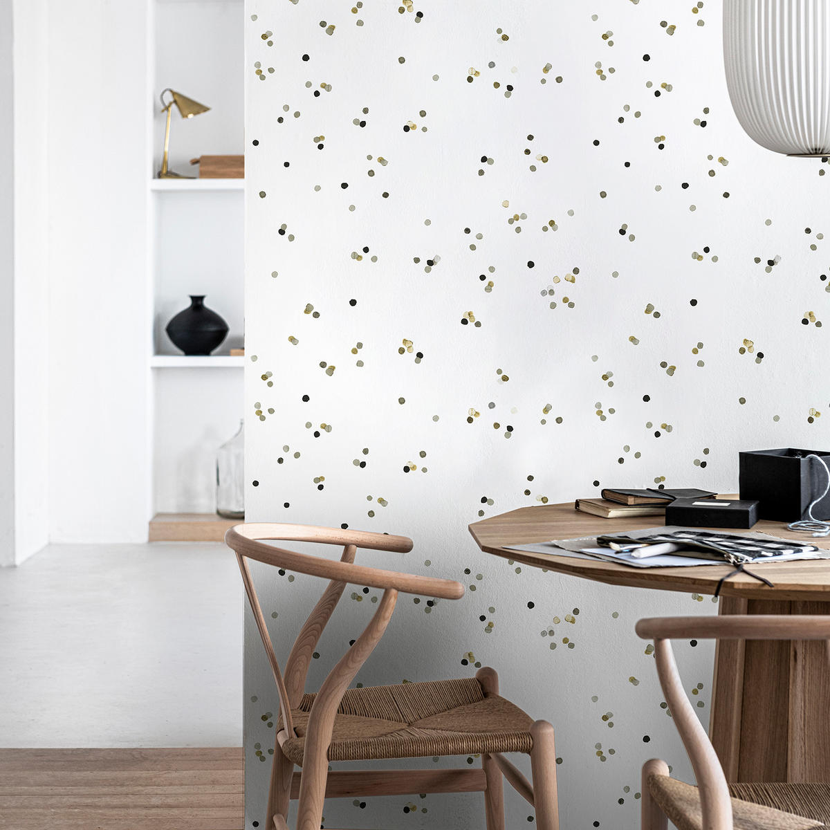 VLIESTAPETE Konfetti - Multicolor, Papier/Kunststoff (53/1000cm) - Walldoctor