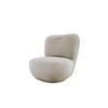 DREHSESSEL LUIS, Freistehend, Sitz drehbar 360°, 39x82x56 cm, SCHMUTZIGES BEIGE - Greige, Holz/Textil (82/72/66cm) - DomoHome