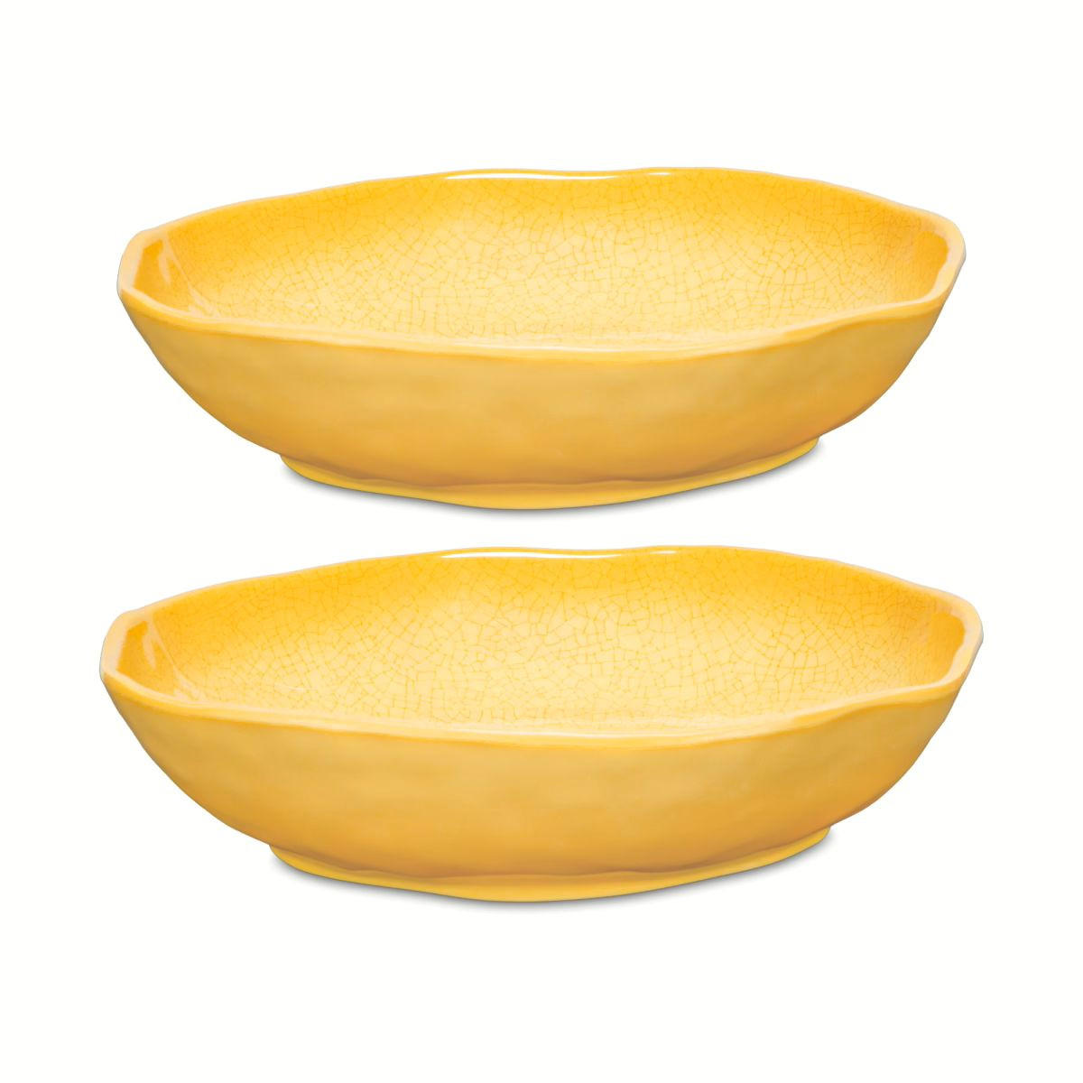 GESCHIRRSET 8-teilig Atmosfera ocker - Currygelb, Kunststoff (21/2/21cm)