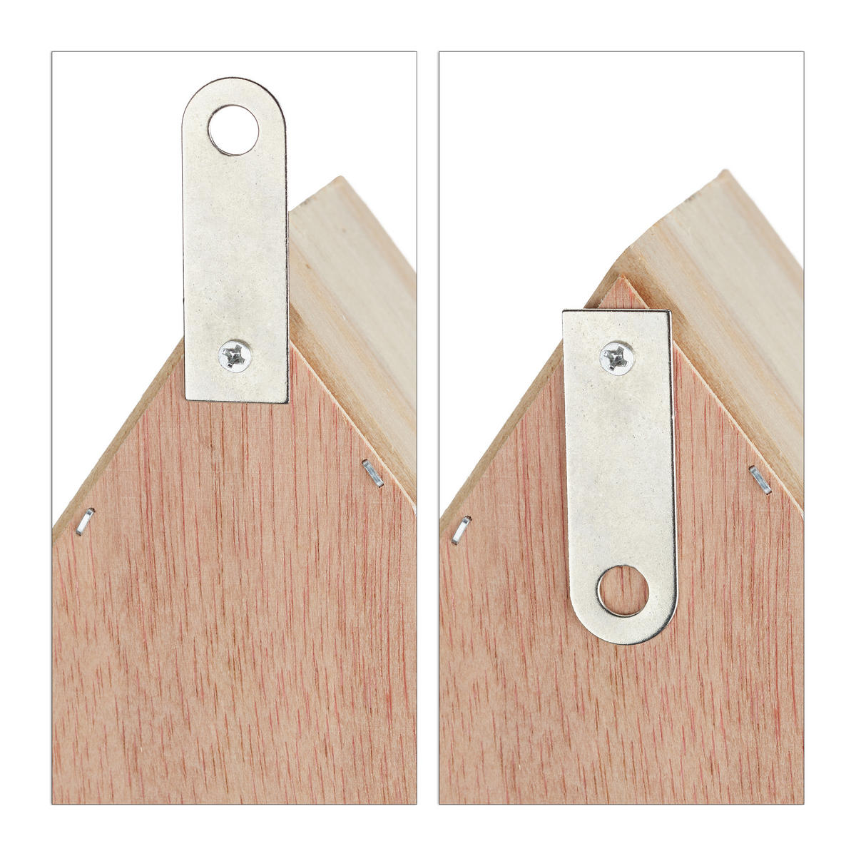 INSEKTENHOTEL - Hellbraun, Holz (47/140/47cm) - Relaxdays