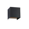 LED-WANDLEUCHTE Glowlight 10/10/10 cm - Schwarz, Metall (10/10/10cm) - ZMH