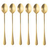 LÖFFEL 19 cm (6er-Set) - Goldfarben, Metall - Intirilife