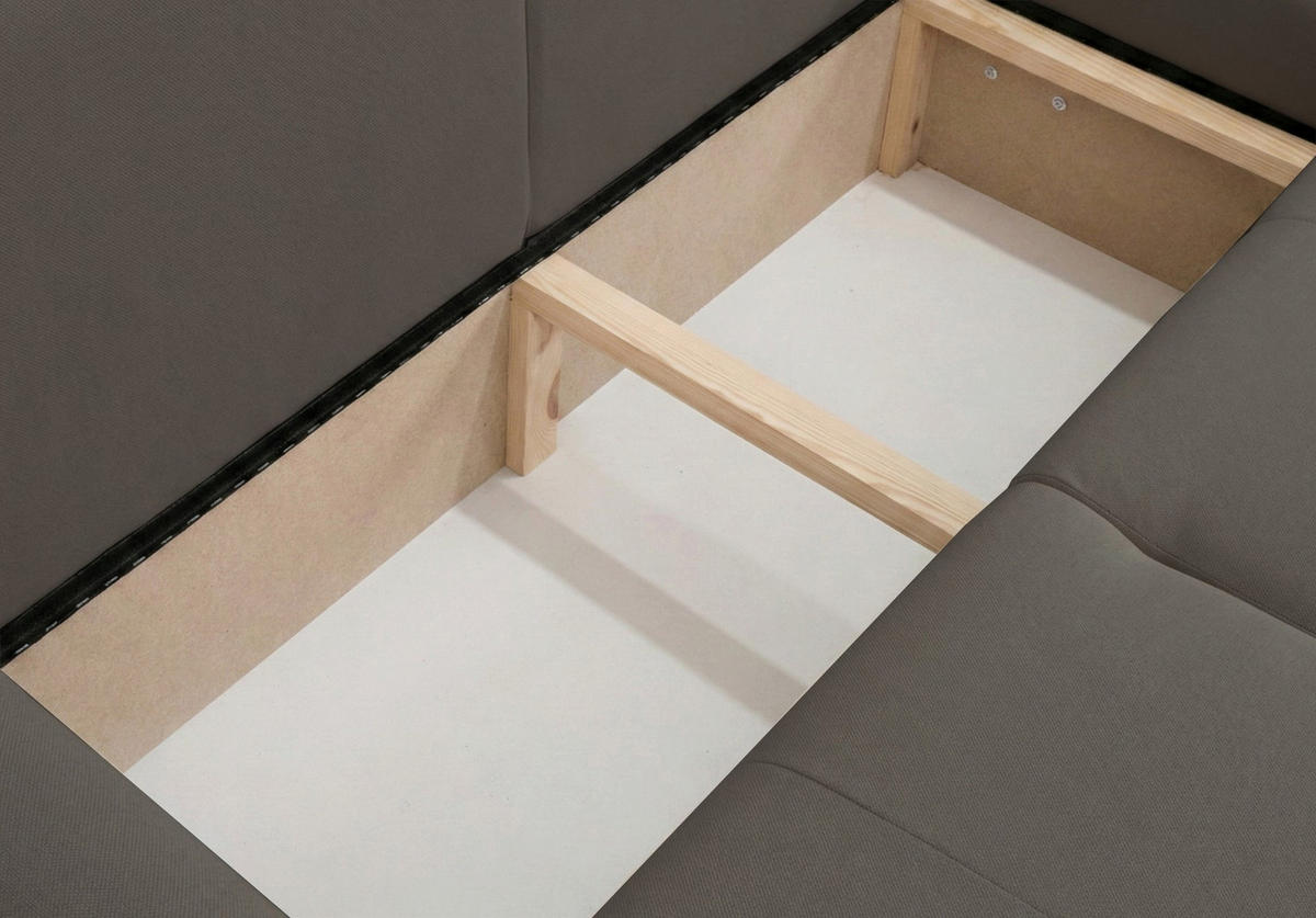 ROHOVÁ SEDAČKA Olido tmavobéžový zamat - čierna/cappuccino, textil/plast (245/150cm) - Selsey