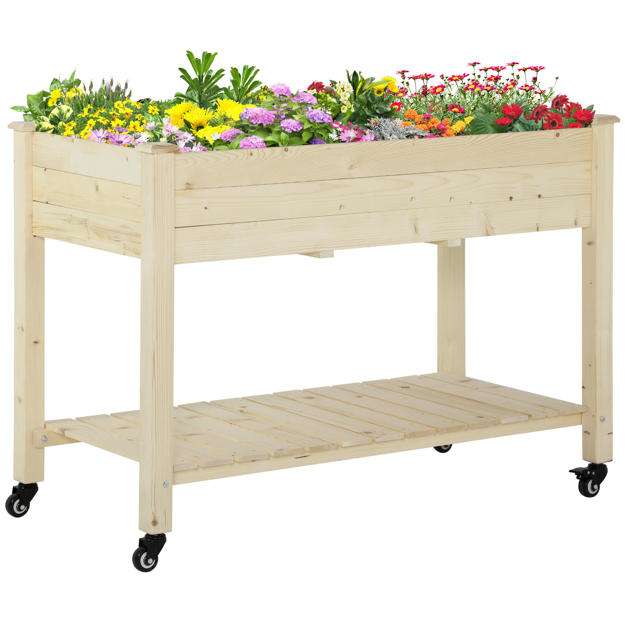 Forious Hochbeet, Mehrfarbig 118x83x55 cm