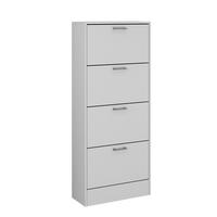SCHUHKIPPER Gregor Weiß 63 x 150 cm - Weiß, Holzwerkstoff (63/150/24cm) - Vicco