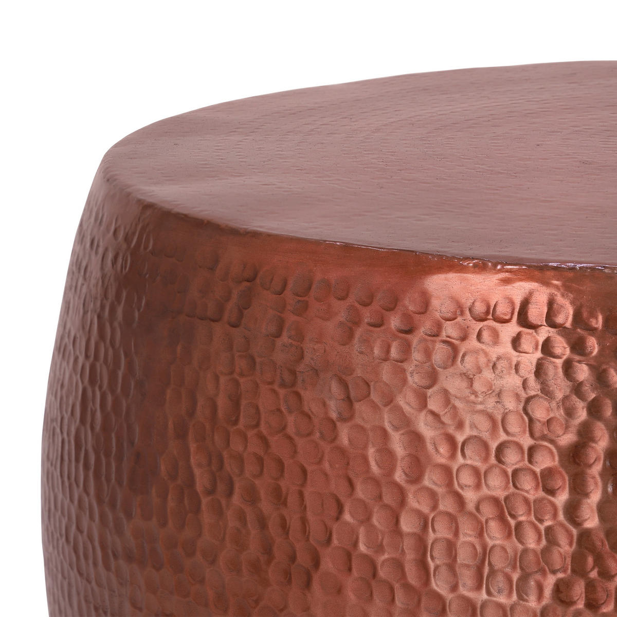 COUCHTISCH - Kupferfarben, Metall (90/90/45cm) - WOMO-DESIGN