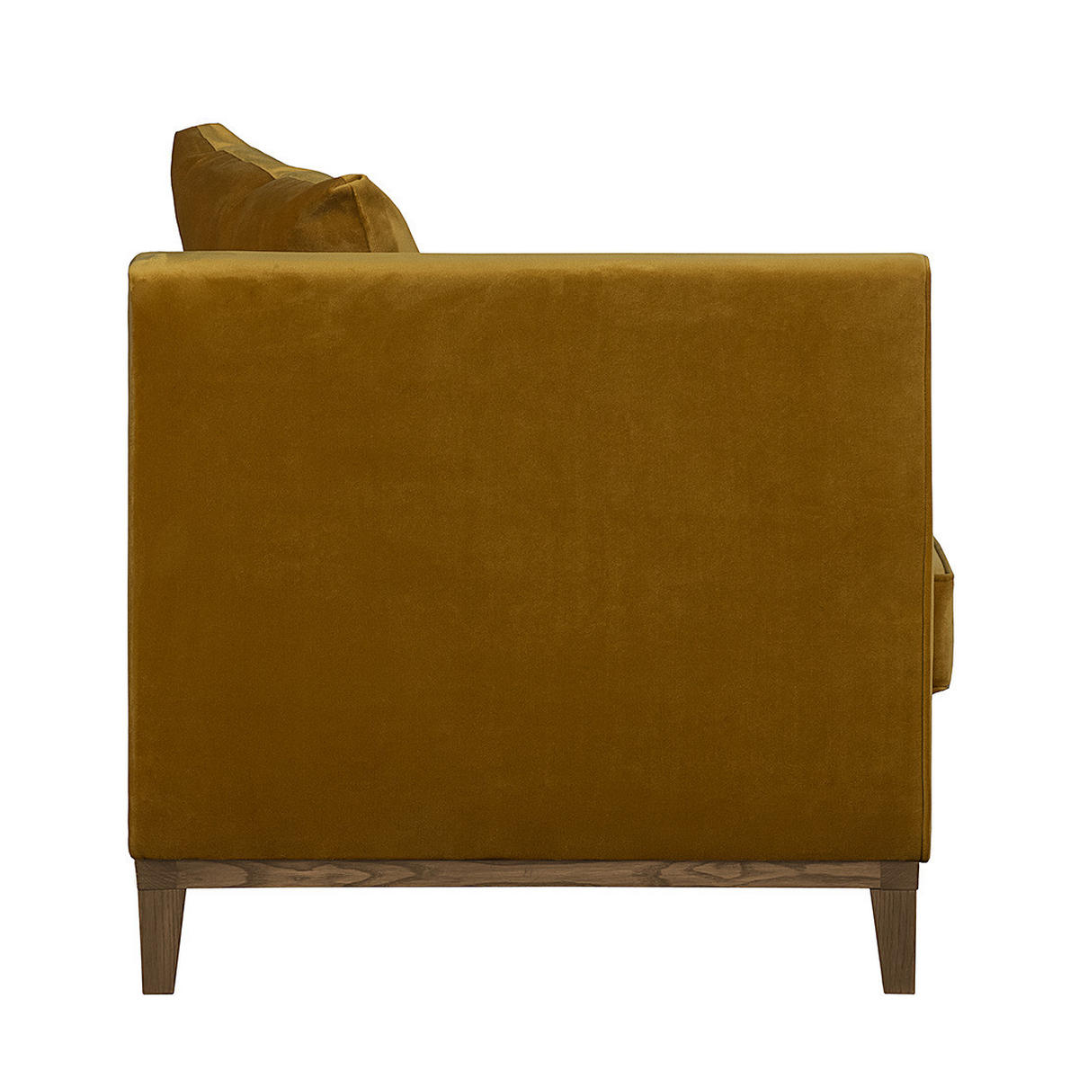 RECAMIERE - Gelb, Eichenholz/Textil (165/77/82cm) - home24