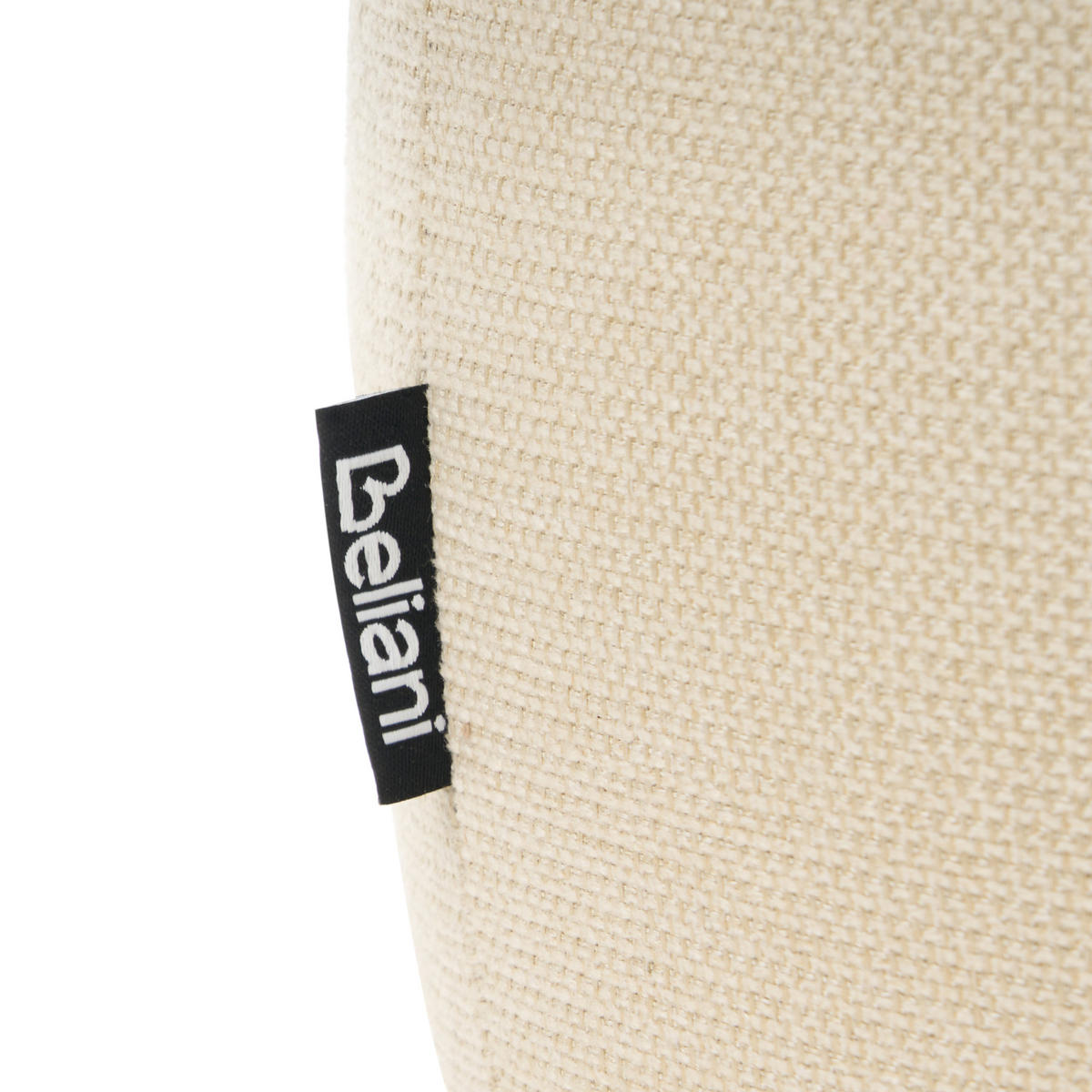 POLSTERBANK Stoff Hellbeige Juno - Beige, Textil (69/38/38cm) - Beliani
