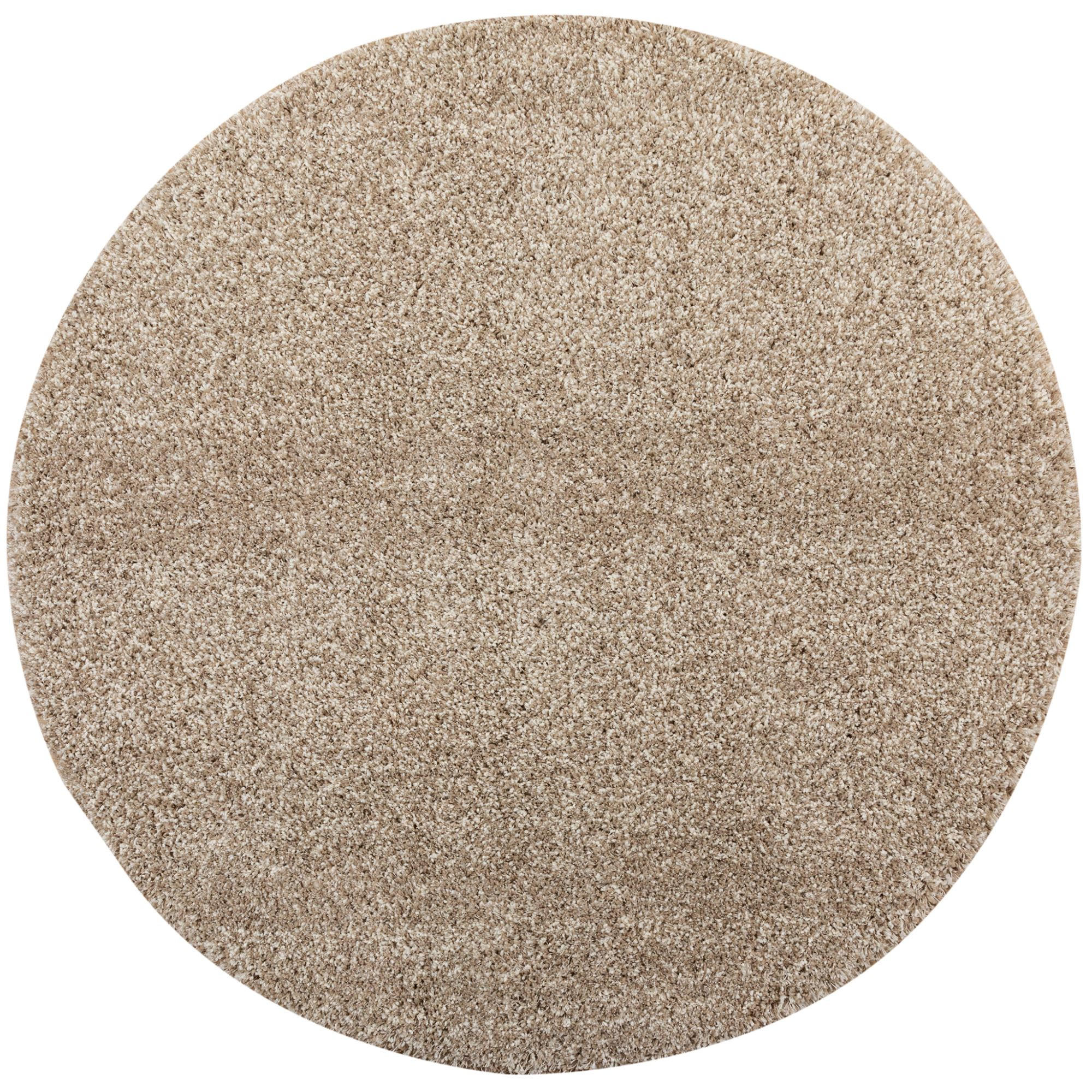 Steffensmeier Hochflorteppich Sand 120x120 cm