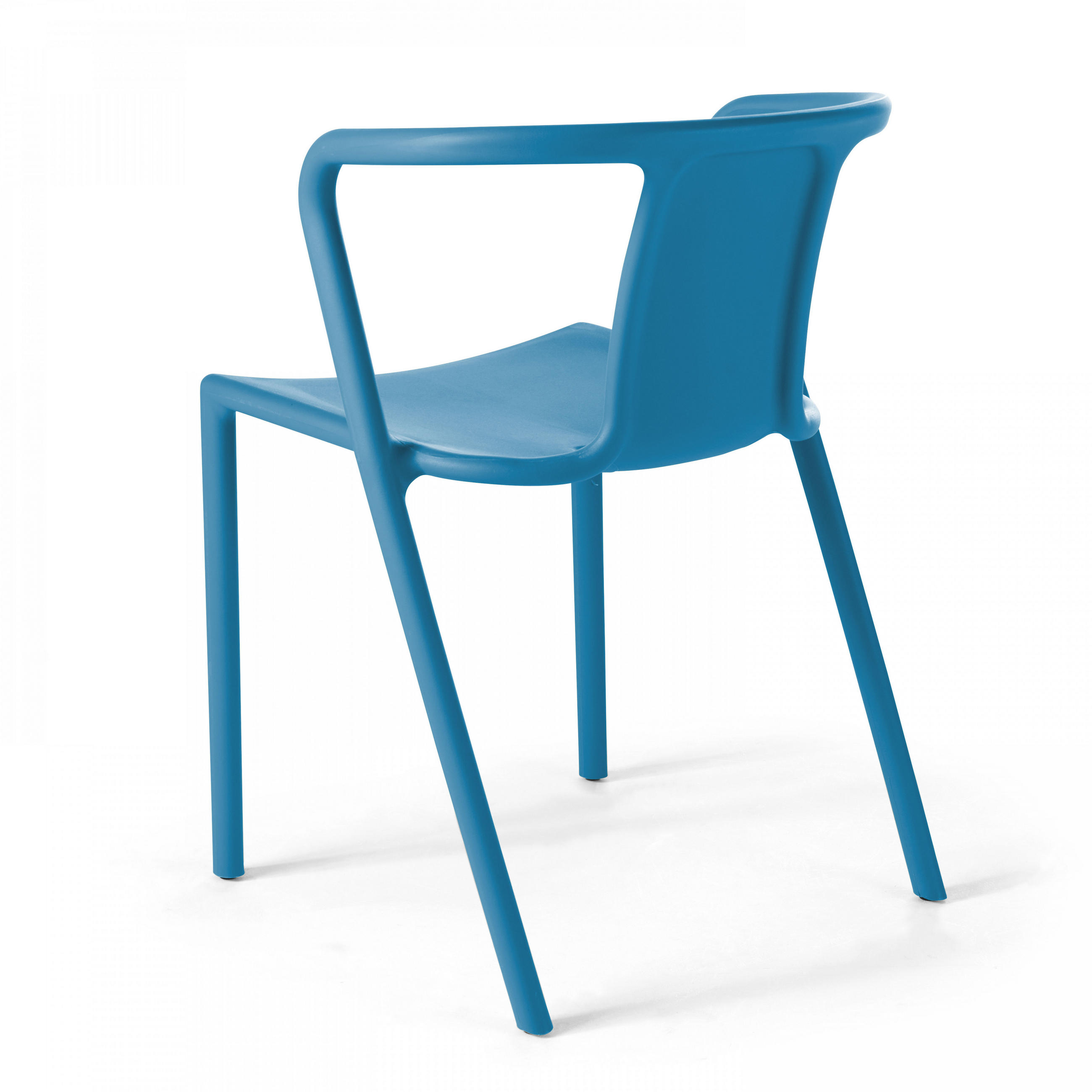 GARTENSTUHL, Blau - Blau, Kunststoff (60/80/60cm) - Oviala