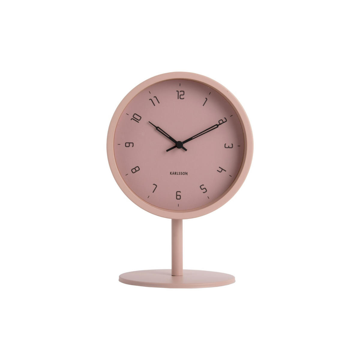 TISCHUHR Stark Rosa 1.2/15/22.5 cm - Pink, Metall (15/22.5/1.2cm) - Karlsson