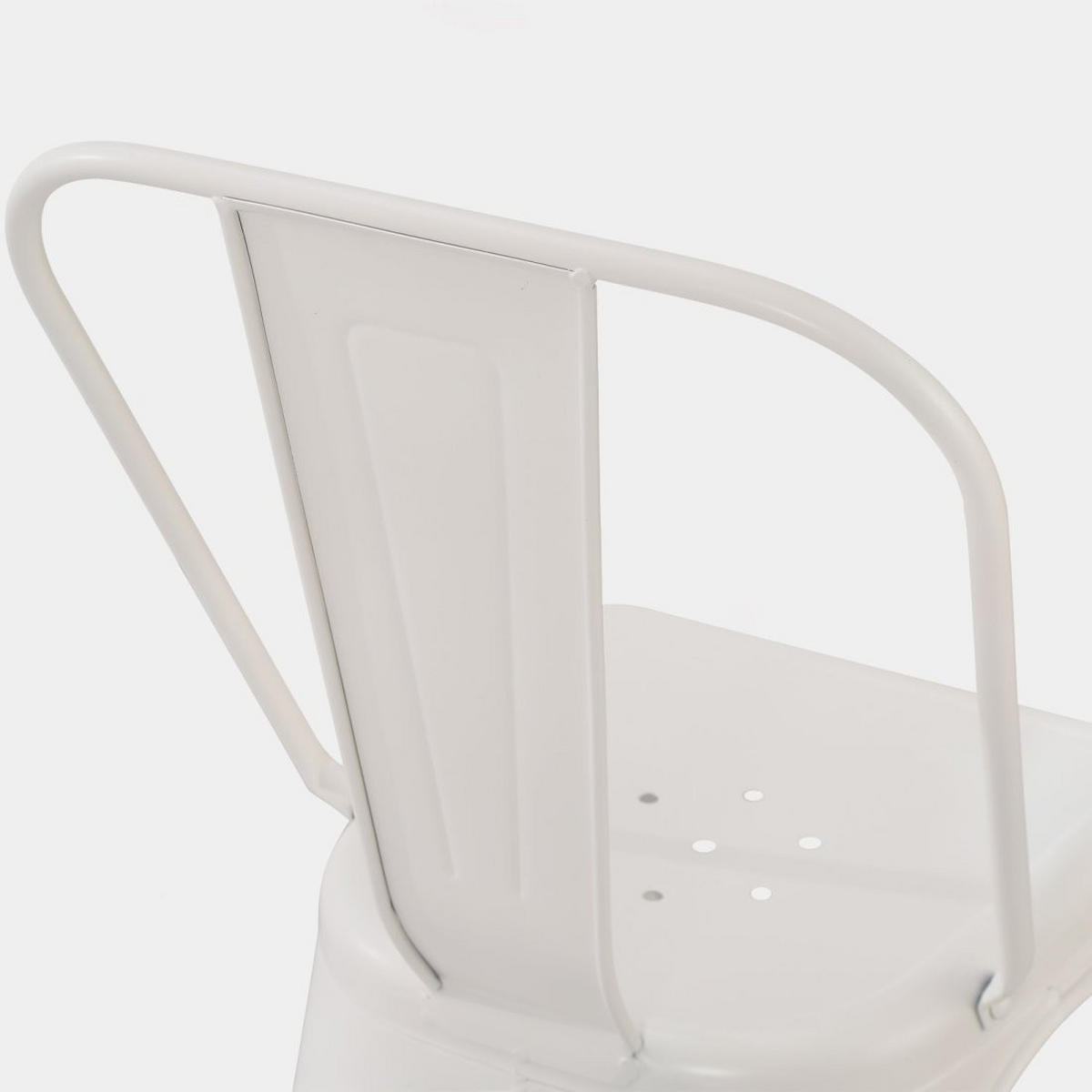 STUHL FÜR DRAUSSEN Hjorts Beige 46 cm x 85 cm - Beige, Metall (46/85/49cm)