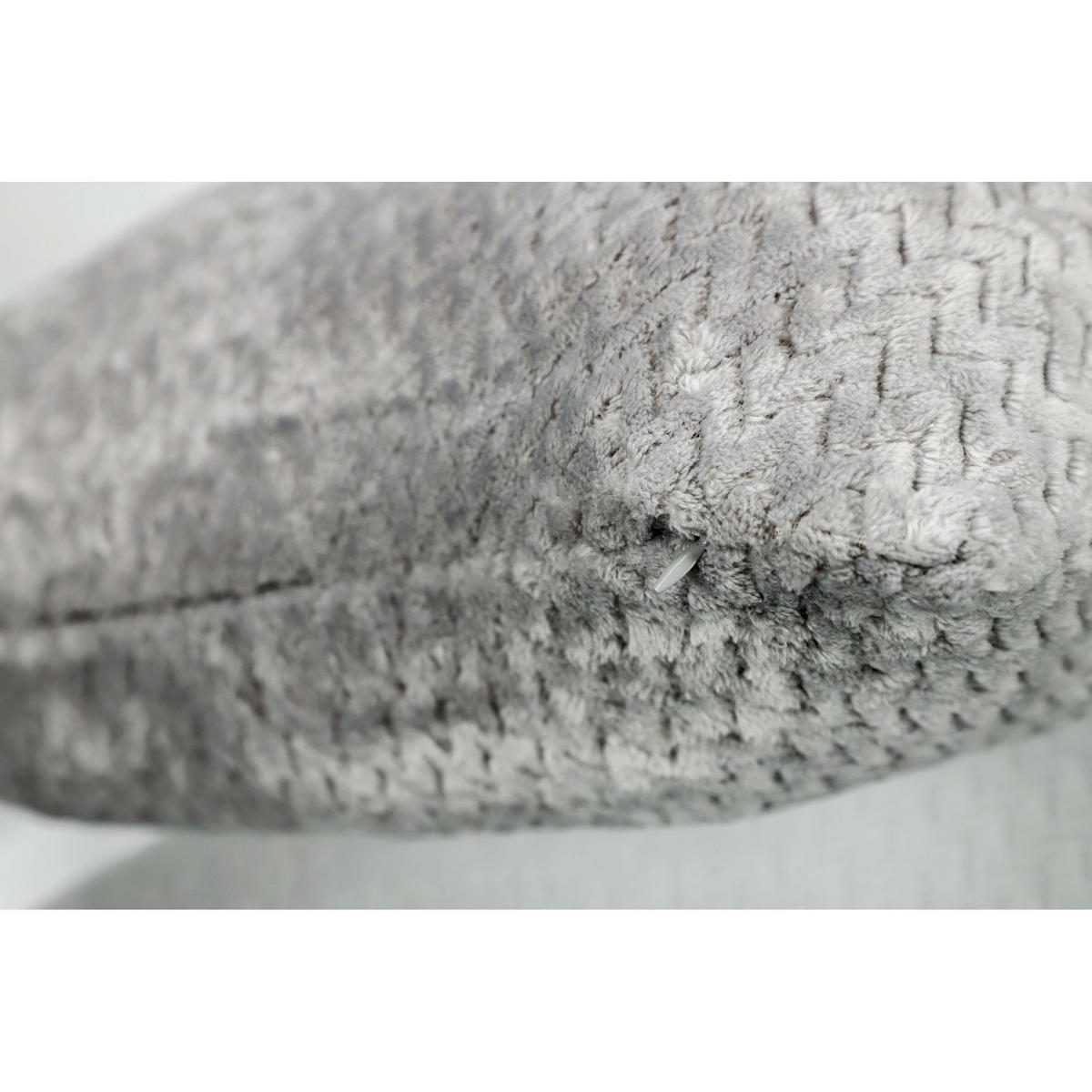 WOHNDECKE MIT DEKOKISSENHÜLLE COMFY-2 - Grau, Textil (140/190cm) - Esprit