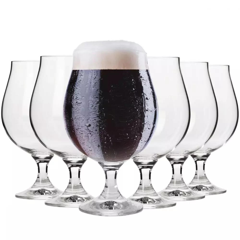 BIERGLÄSER,6ER-SET, 500 ml - Transparent, Glas (0.5L) - Krosno Glass
