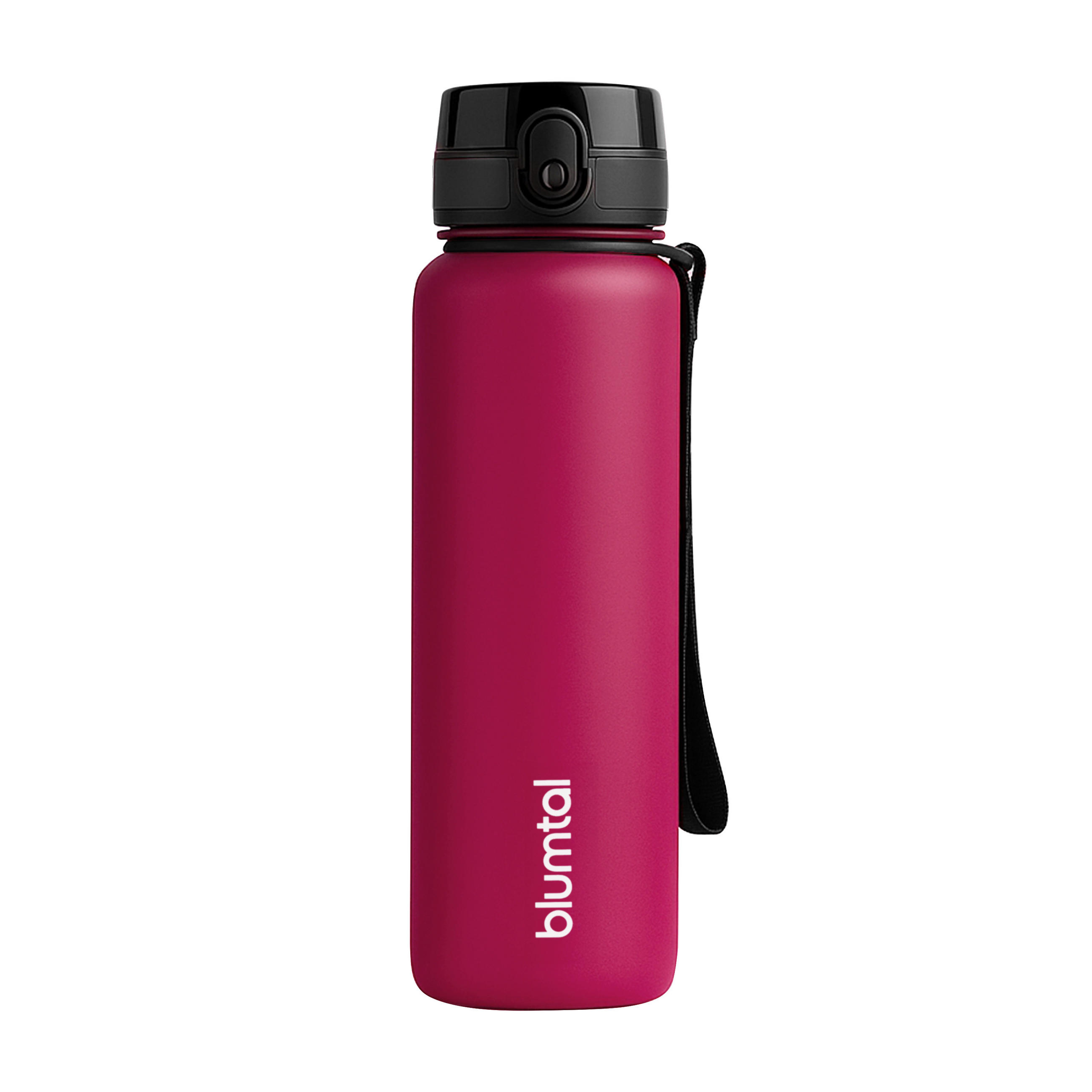 TRINKFLASCHE 1L - auslaufsichere - 1-Klick-Verschluss - BPA - freie - Lila - Lila, Kunststoff (1L) - Blumtal