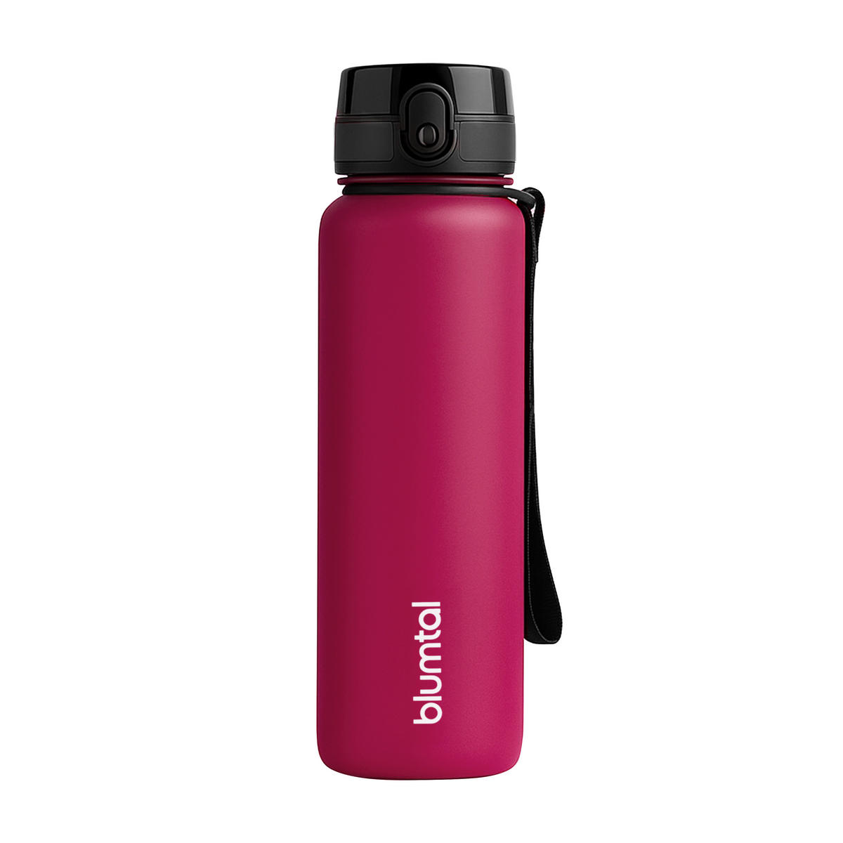 TRINKFLASCHE 1L - auslaufsichere - 1-Klick-Verschluss - BPA - freie - Lila - Lila, Kunststoff (1L) - Blumtal