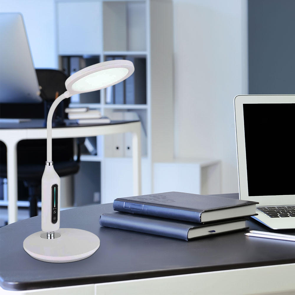 LED TISCHLEUCHTE FRUGGY Weiß - Weiß, Metall (30/18.5/40.7cm) - Globo Lighting