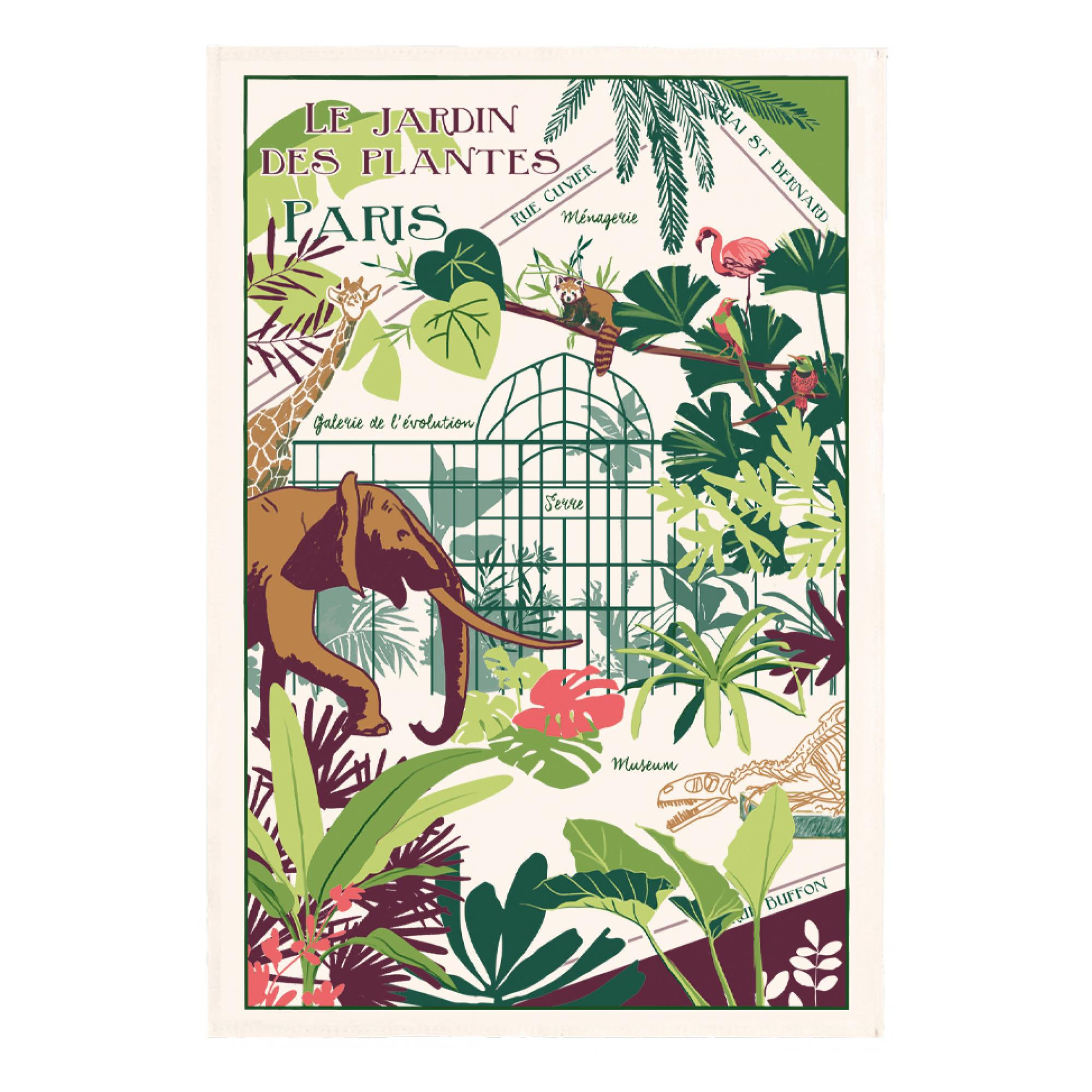 KÜCHENTUCH Jardin Des Plantes ekrü 48 x 72 cm - Weiß, Textil (48/72cm) - Winkler