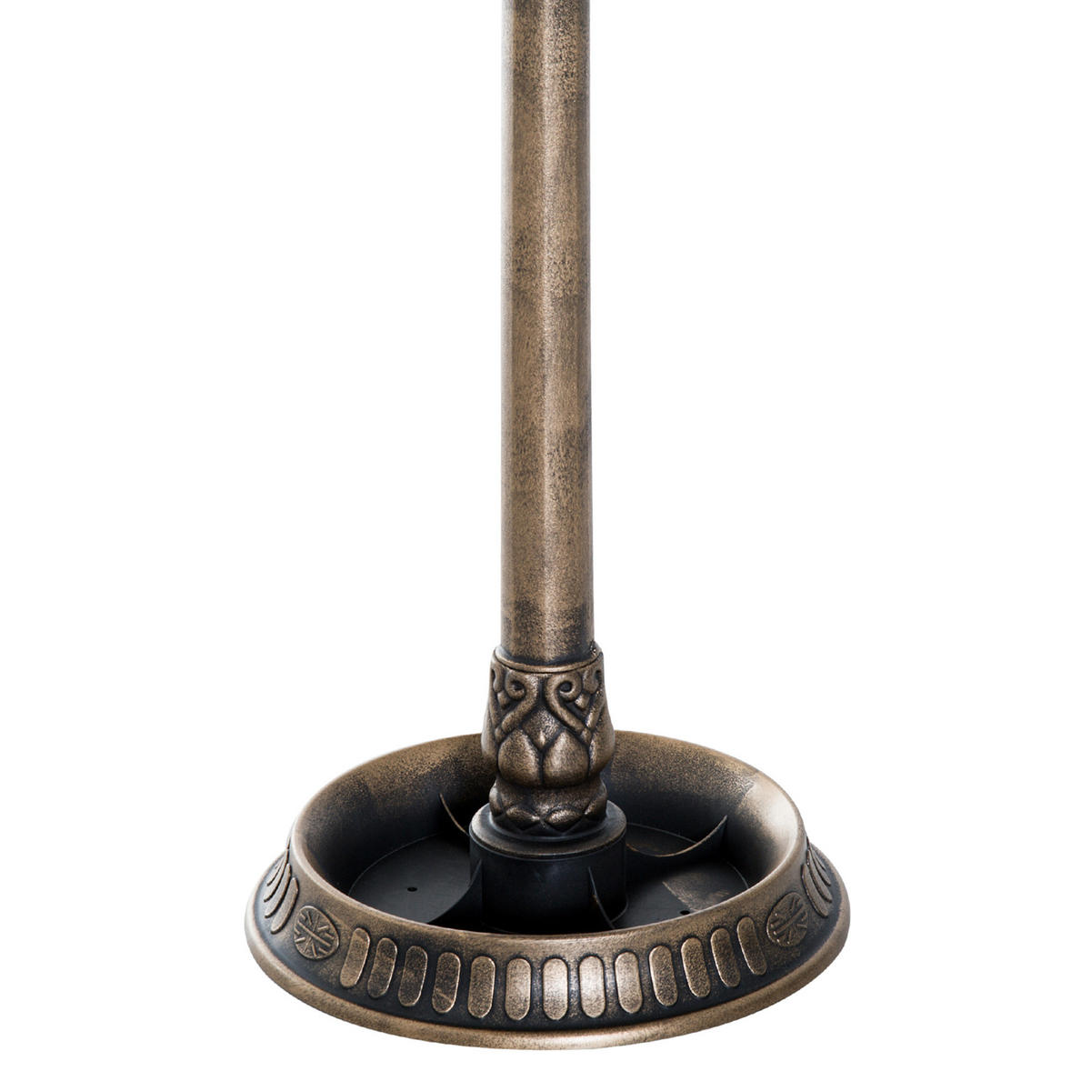 VOGELBAD DE-13737 3-in-1 mit Vogeltränke und Pflanzschale Bronze - Bronzefarben, Kunststoff (50/113/50cm) - ComfortXL