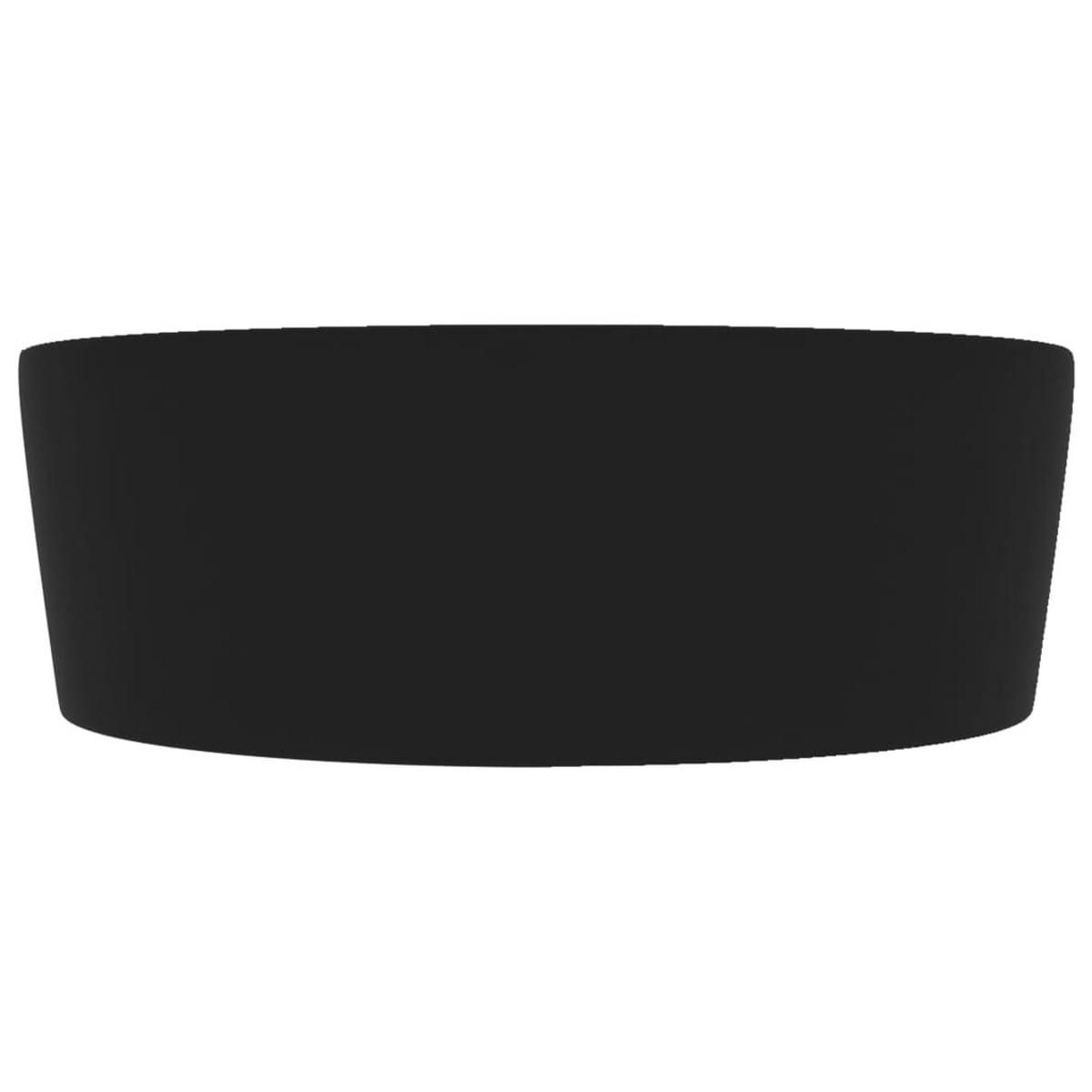 WASCHBECKEN Lappe 36/36/13 cm - Schwarz, Keramik (36/13/36cm) - Nettlife